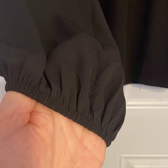 RW&Co long sleeve, black blouse, size small - Picture 5 of 11